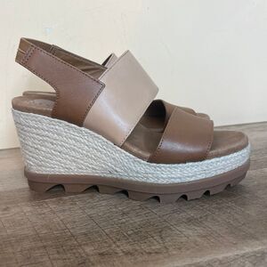 Sorel Womens Joanie II Slingback wedge Sandals women’s size 8 shoes